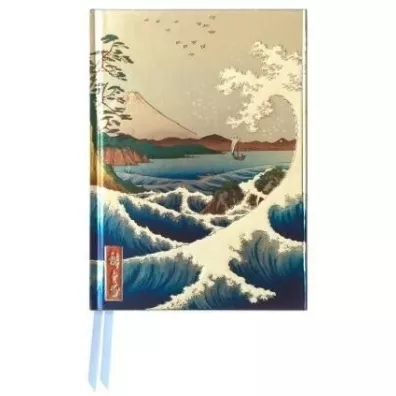Notatnik A6 linia  Morze w Satta Utagawa Hirosh.