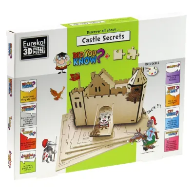 Puzzle �amig��wka drewniana Gepetto Did You Know? Tajemnice zamku Eureka 3D