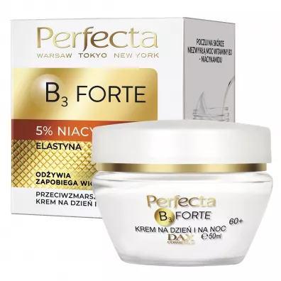 Perfecta B3 Forte przeciwzmarszczkowy krem do twarzy 60+ 50 ml