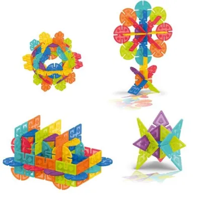 Klocki ma�ych geniuszy geometryczne �nie�ynki 224 elementy