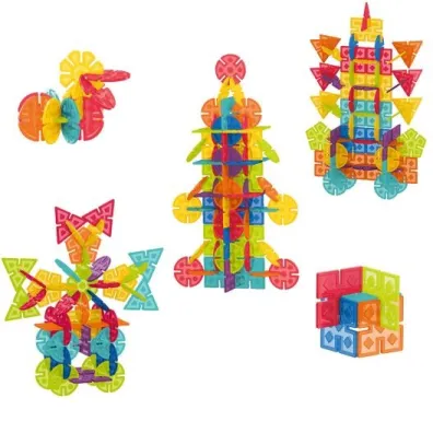 Klocki ma�ych geniuszy geometryczne �nie�ynki 224 elementy