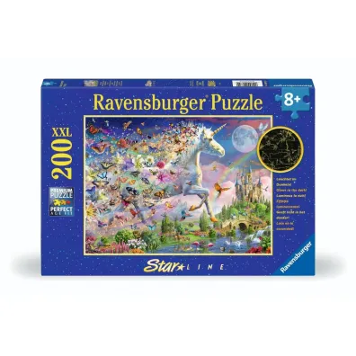 Puzzle 200 Magical Butterfly Unicorn Ravensburger