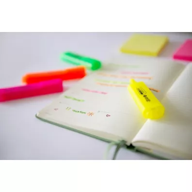 MemoBe Zakre�lacze neonowe etui 4 szt.