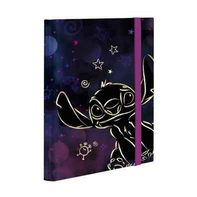 Patio Teczka A5 z gumk� Disney Gold Stitch