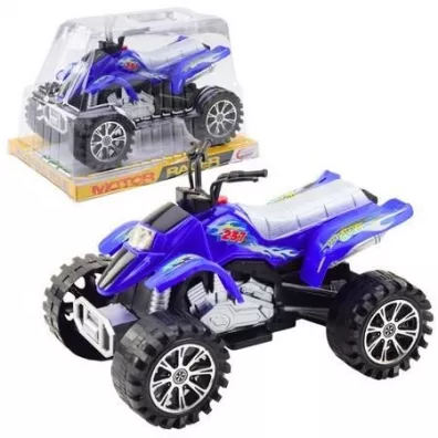 Quad terenowy z napdem niebieski Leantoys