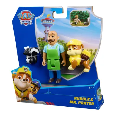 Psi Patrol - zestaw figurek - Rubble