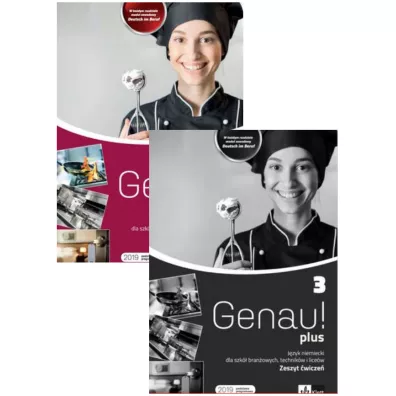Genau! plus 3. Podr�cznik i zeszyt �wicze� do j�zyka niemieckiego dla szk� bran�owych, technik�w i lice�w