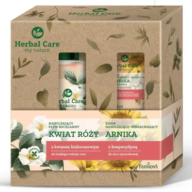 Herbal Care Farmona Zestaw do piel�gnacji twarzy: p�yn micelarny + krem do twarzy 400 ml + 50 ml