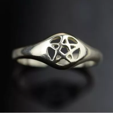Sotis Piercie z pentagramem nr.19-20, nieoksydowany Ag925