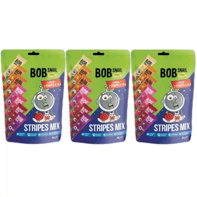 Bob Snail Zestaw przek�sek owocowych Zestaw 3 x 98 g