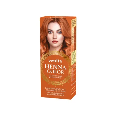 Venita Henna Color balsam koloryzuj�cy z ekstraktem z henny 3 Ognisty Oran� 75 ml
