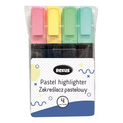 Beniamin Zakre�lacz pastelowy 4 szt.