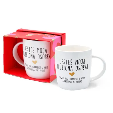 Kukartka Kubek Jeste� moj� ulubion� os�bk� Walentynki PASSION CARDSTOP-012