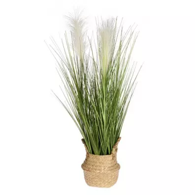 ProGarden Sztuczna trawa kwitnca w donicy wzr 2