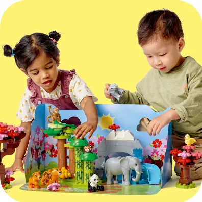LEGO DUPLO Dzikie zwierz�ta Azji 10974
