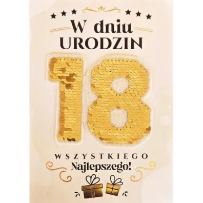Armin Style KARNET URODZINY 18 B6 Z KOP AS CE-01 FOL