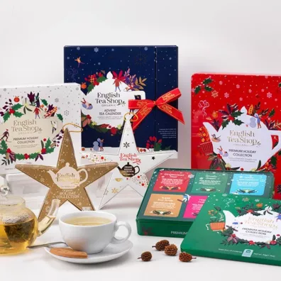 English Tea Shop Organic Kalendarz adwentowy herbatki piramidki Your Wellness 25 x 2 g Bio