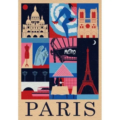 Puzzle 1000 el. Compact Paris Clementoni