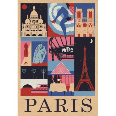 Puzzle 1000 el. Compact Paris Clementoni