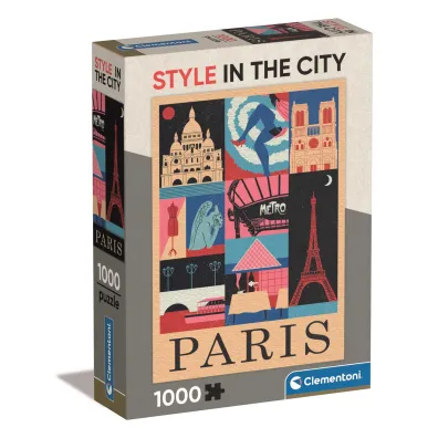 Puzzle 1000 el. Compact Paris Clementoni