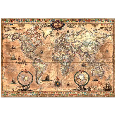 Puzzle 1000 el. Antyczna mapa wiata Educa