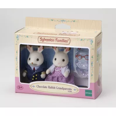 Sylvanian Dziadkowie krlikw z czekoladowymi uszkami