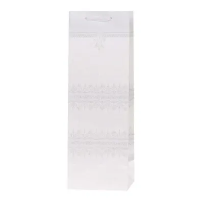 Rozette Torebka Lux brokat bia�a 12x36x10cm
