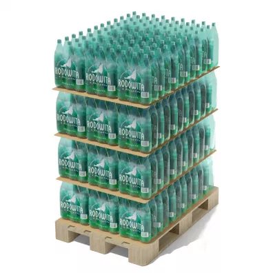 Rodowita z Roztocza Woda mineralna gazowana paleta zestaw 76 x 6 x 1.5 l
