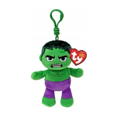 Brelok, TY Beanie Babies 8.5cm, Marvel Hulk