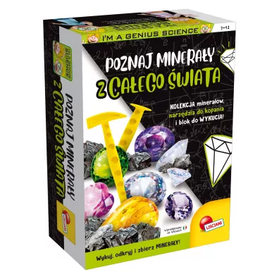 Lisciani I'm a Genius Poznaj minera�y z ca�ego �wiata 304-PL100200