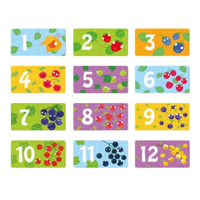 Puzzle 12 el. Duo Cyferki Jag�dki Dodo
