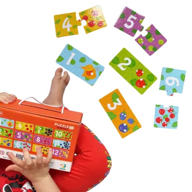 Puzzle 12 el. Duo Cyferki Jag�dki Dodo