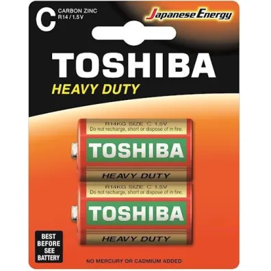 Baterie R14/2-bl. R14KE BP-2 bat.TOSHIBA