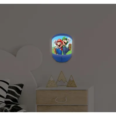 Lampka nocna �cienna/sto�owa Super Mario NLJ20NI