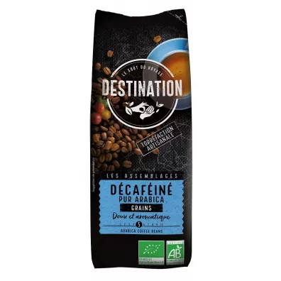 Destination Kawa ziarnista bezkofeinowa arabica 100 % 250 g Bio
