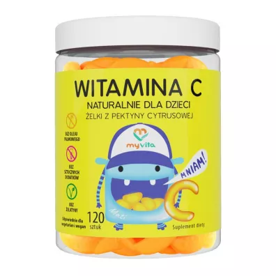 MyVita elki Naturalne Witamina C Suplement diety 120 szt.