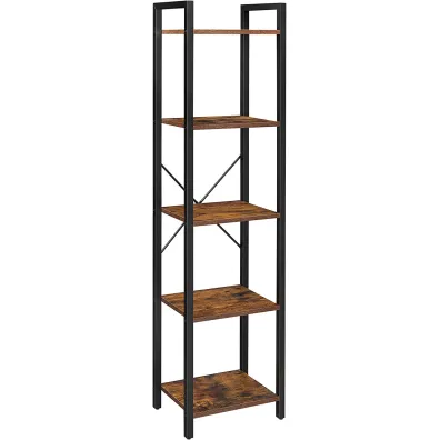 Songmics Rega supek 5poziomw rustykalny 146 cm