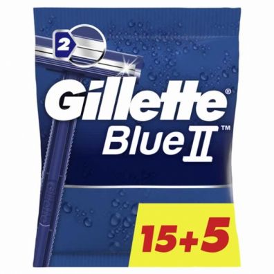 Фото - Бритва / лезо Gillette Blue II maszynka do golenia 20 szt. 