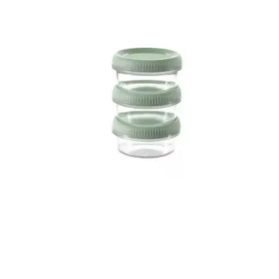 Curver/Keter Curver zestaw 3 pojemnik�w na sos zielony 3 x 150 ml