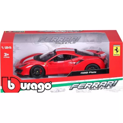 Ferrari 488 Pista red 1:24 BBURAGO