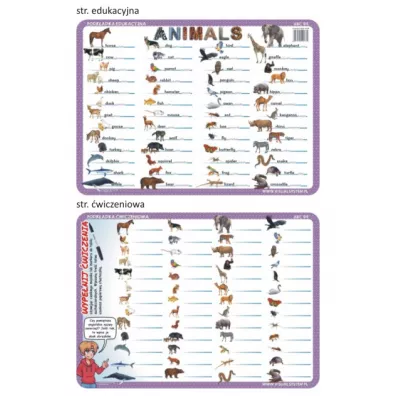 Visual System Podk�adka edukacyjna 04. Animals - j�zyk angielski