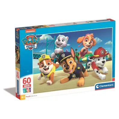 Puzzle 60 el. Maxi SuperColor. Paw Patrol Clementoni