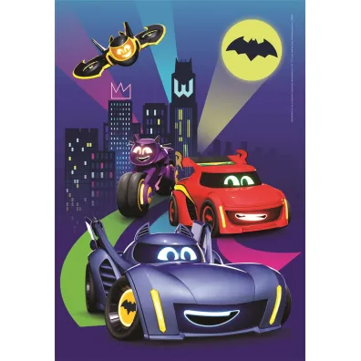Puzzle 60 el. SuperColor. Batwheels Clementoni
