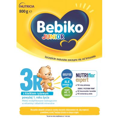 Bebiko Junior 3R Mleko modyfikowane dla dzieci powyej 1. roku ycia 800 g