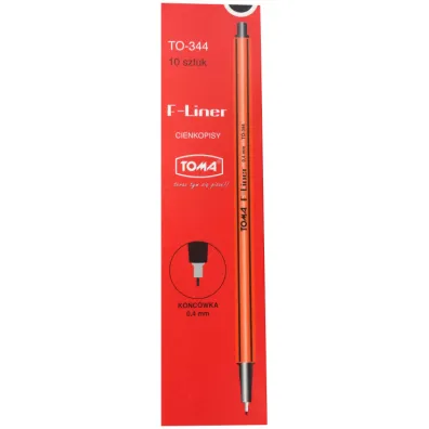 Cienkopis Toma F-Liner 0,4mm - czarny (TO-344)