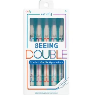 Ooly Cienkopisy podw�jnie pisz�ce Seeing Double 5 szt.