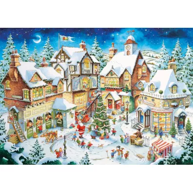 Puzzle 1000 el. Bia�e �wi�ta 50 urodziny Ravensburger