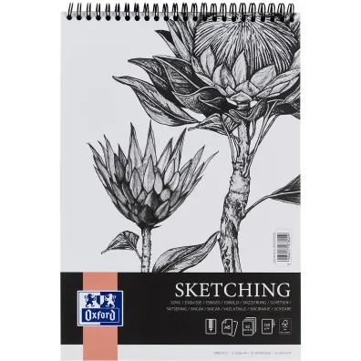 Oxford Blok szkicowy A6 Artistic 130g spirala 50 kartek