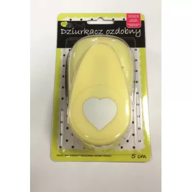Dalprint Dziurkacz ozdobny serce 5cm