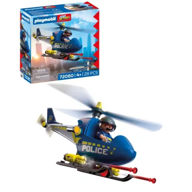 Playmobil City Action Policyjny helikopter z�radarem 72080